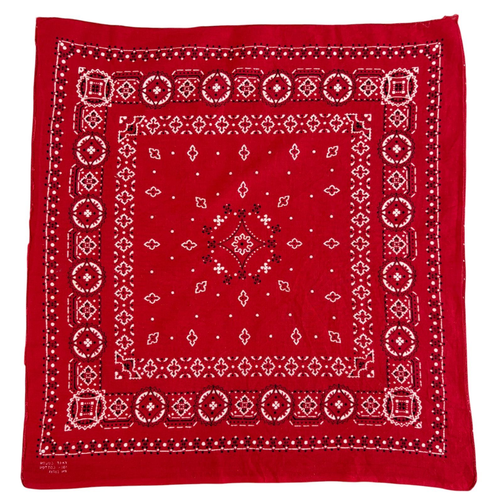 vintageバンダナ 60s USA製 RN23733 クロス B-184 - メルカリ