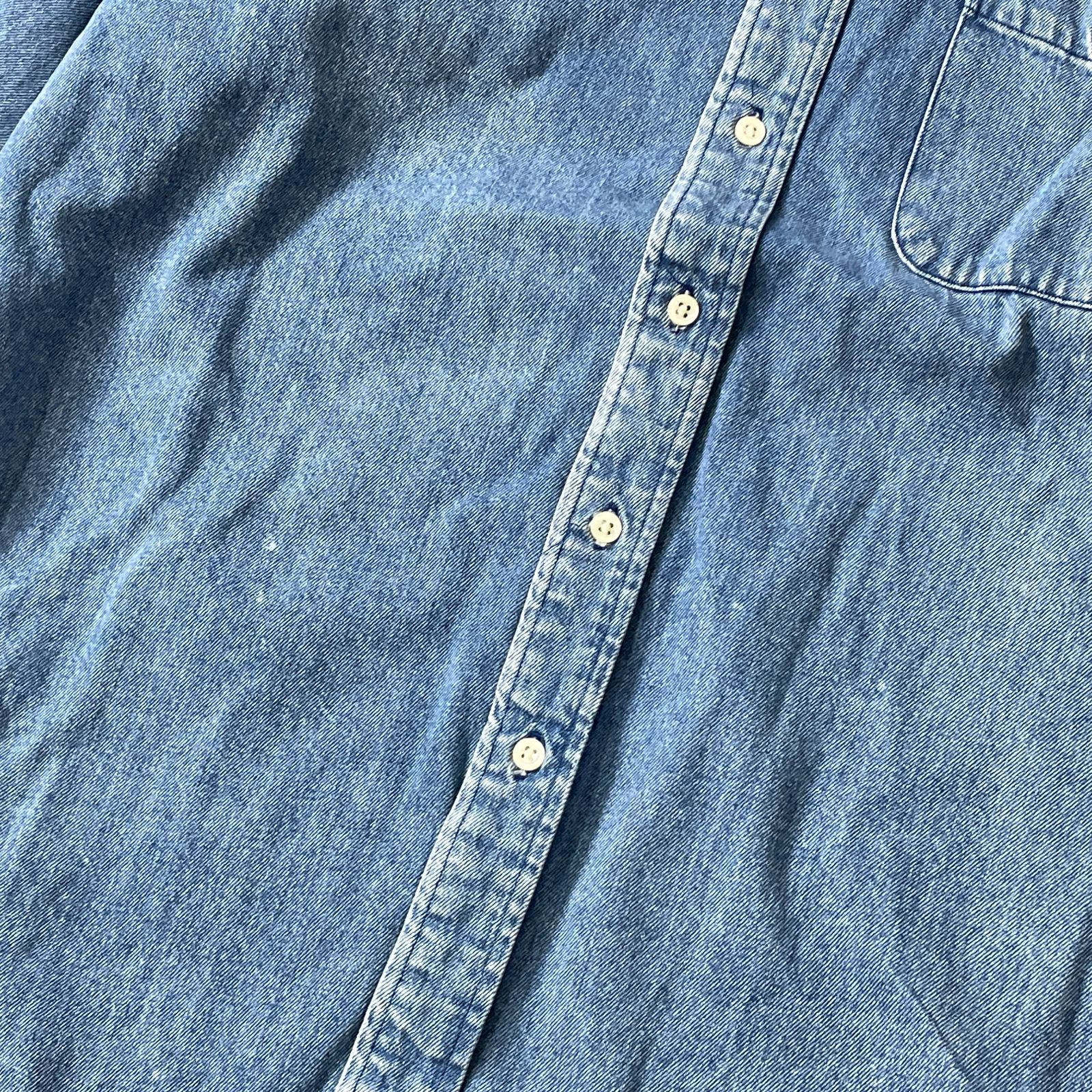 90's vintage RALPH LAUREN POLO BEAR ポロベア デニムシャツ 90's vintage RALPH LAUREN POLO BEAR ポロベア デニムシャツ