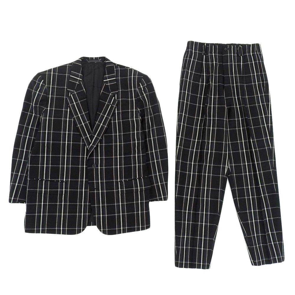 COMME des GARCONS HOMMEコム　 チェック柄 スーツ COMMEdesGARCONS HOMME コムデギャルソンオム チェック ウール