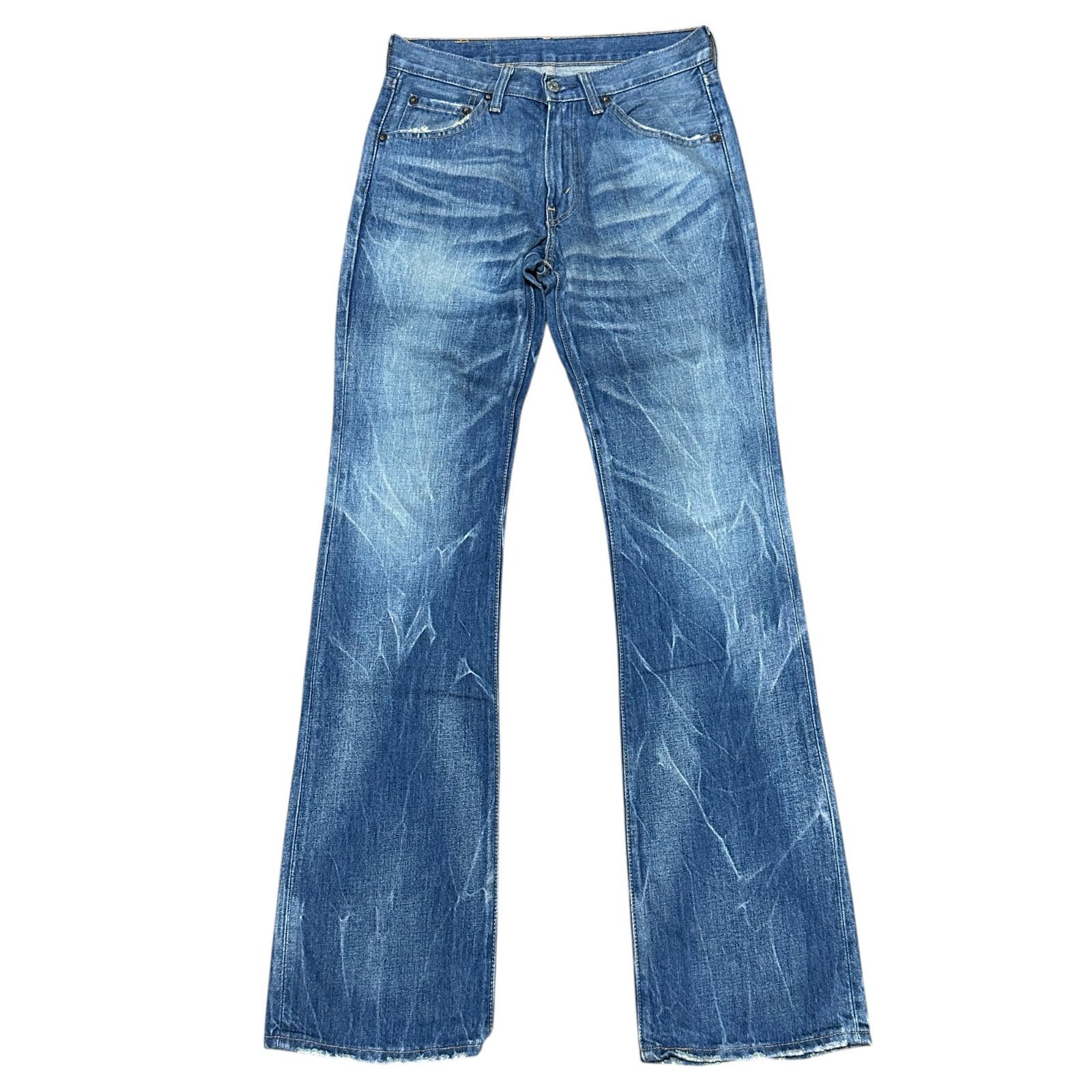 【超目玉枠】 LEVI'S 517 フィリピン製 ブーツカットデニム ブルー メンズS パンツ