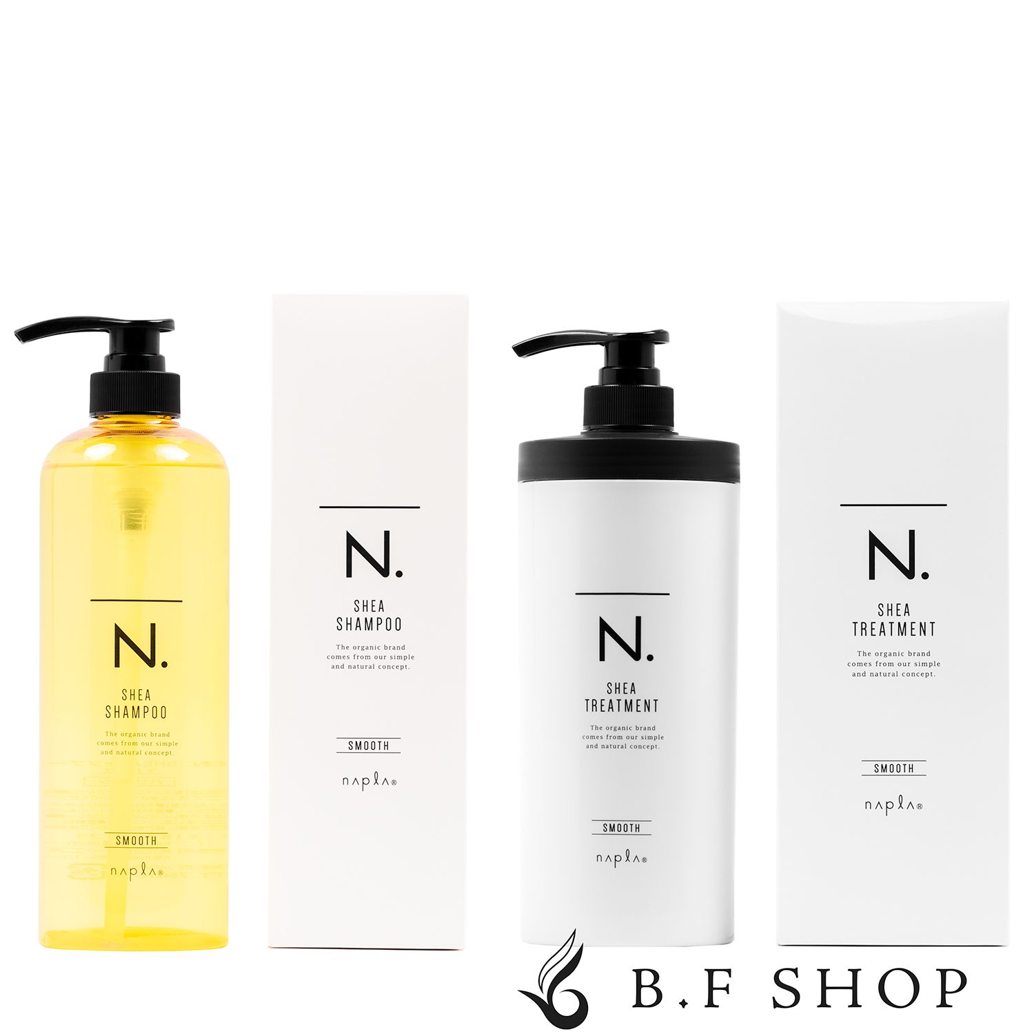 セット品 ナプラ N. シアシャンプー スムース 750ml ＆ トリートメント 650g napla ナプラ N. エヌドット LSC