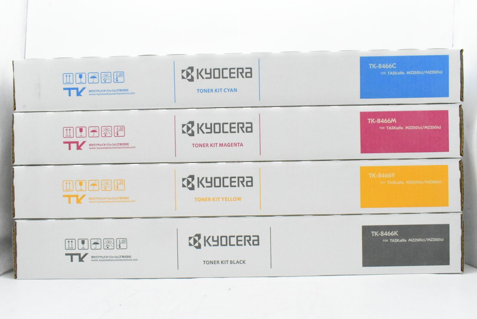 京セラ 純正 トナー TK-8466 4色 シアン マゼンタ イエロー ブラック KYOCERA IT0GWX5M067E-D-N29-byebye