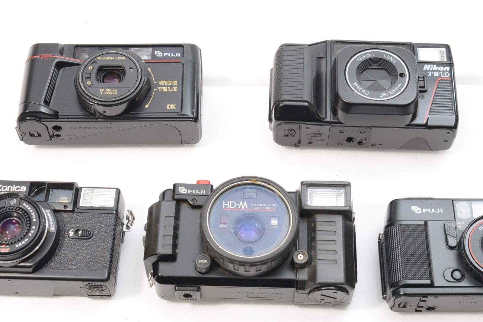 コンパクトフィルムカメラ まとめ Nikon ニコン L 35 AD 3 Capios 現場監督 Konica 富士フィルム