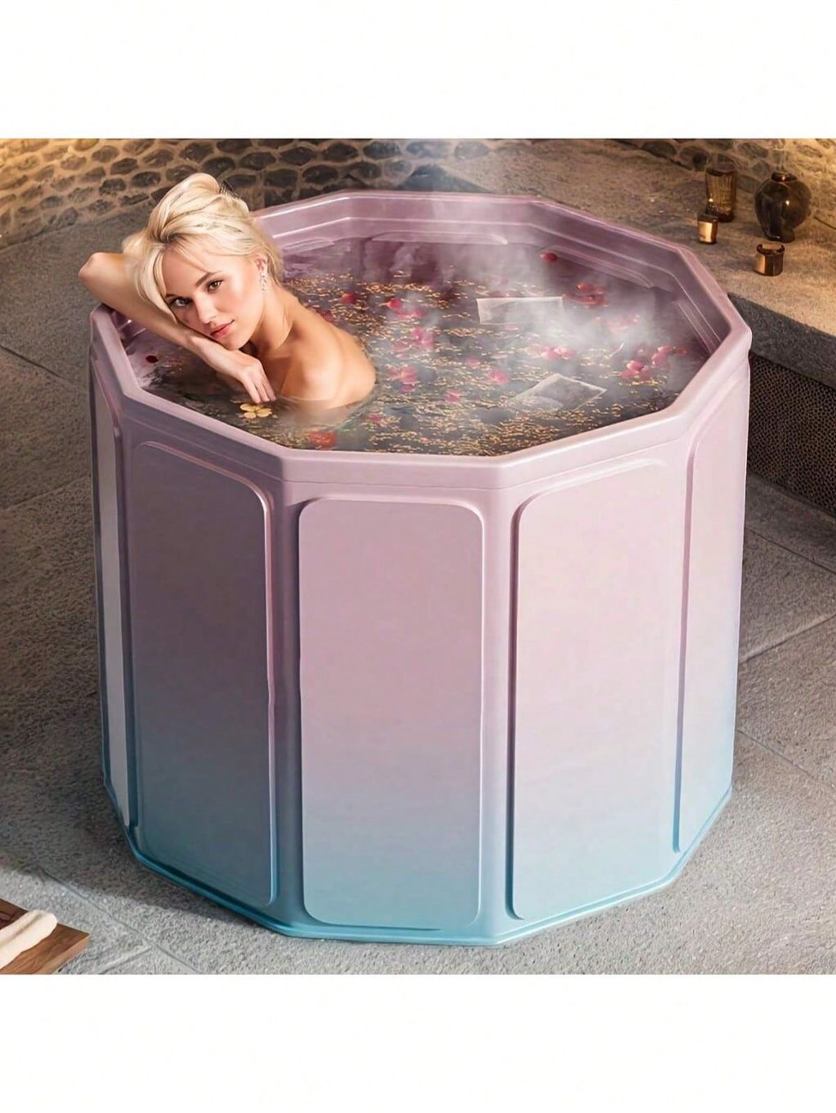 インフレータブルバスタブ 折りたたみ式 浴槽 ポータブル バスバレルシャワー バレル 保温LYT-06 空気注入式ポータブルバスタブ、84×140×74cm、PVCインフレータブル