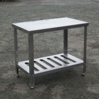 業務用 ステンレス 作業台 ガス台 W75 D45 H65cm 厨房 コンロ台 グリドル台 WWW_SKLAD-KIRPICHA_RU