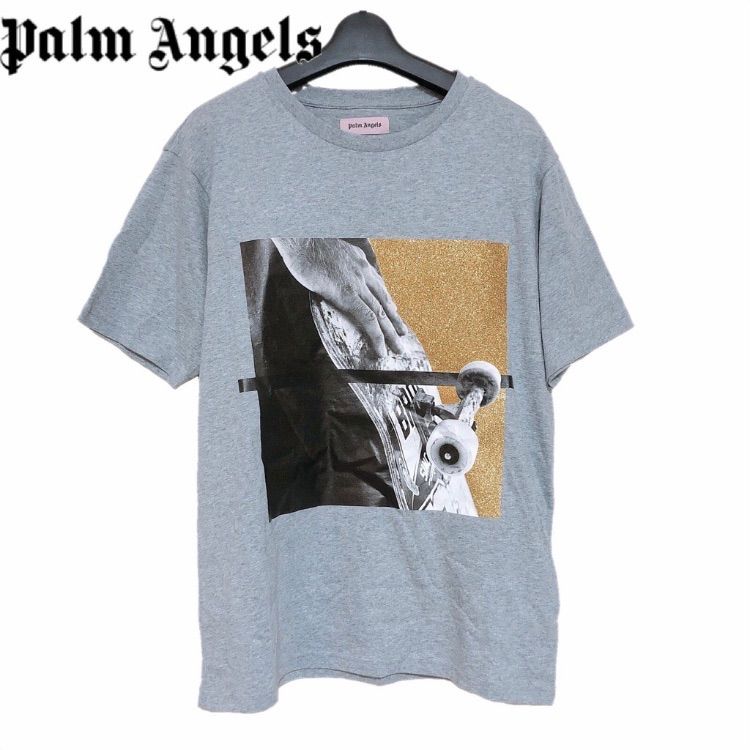 新品】確実正規品 Palm Angels パームエンジェルス グリッター Ｔ