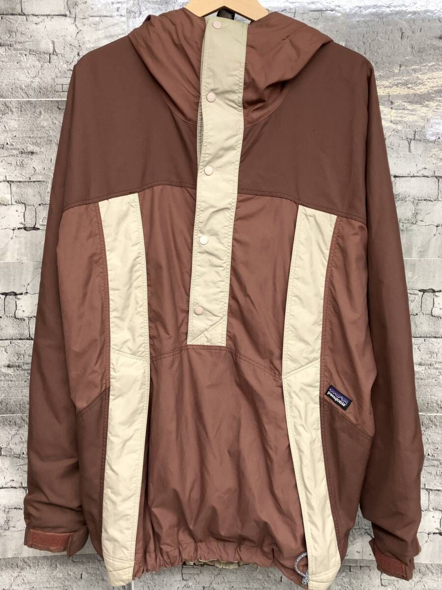 Patagonia パタゴニア Back Bowl Anorak Jacket バックボウルアノラック ナイロンジャケット 90s マウンテンパーカー ベージュ サイズM
