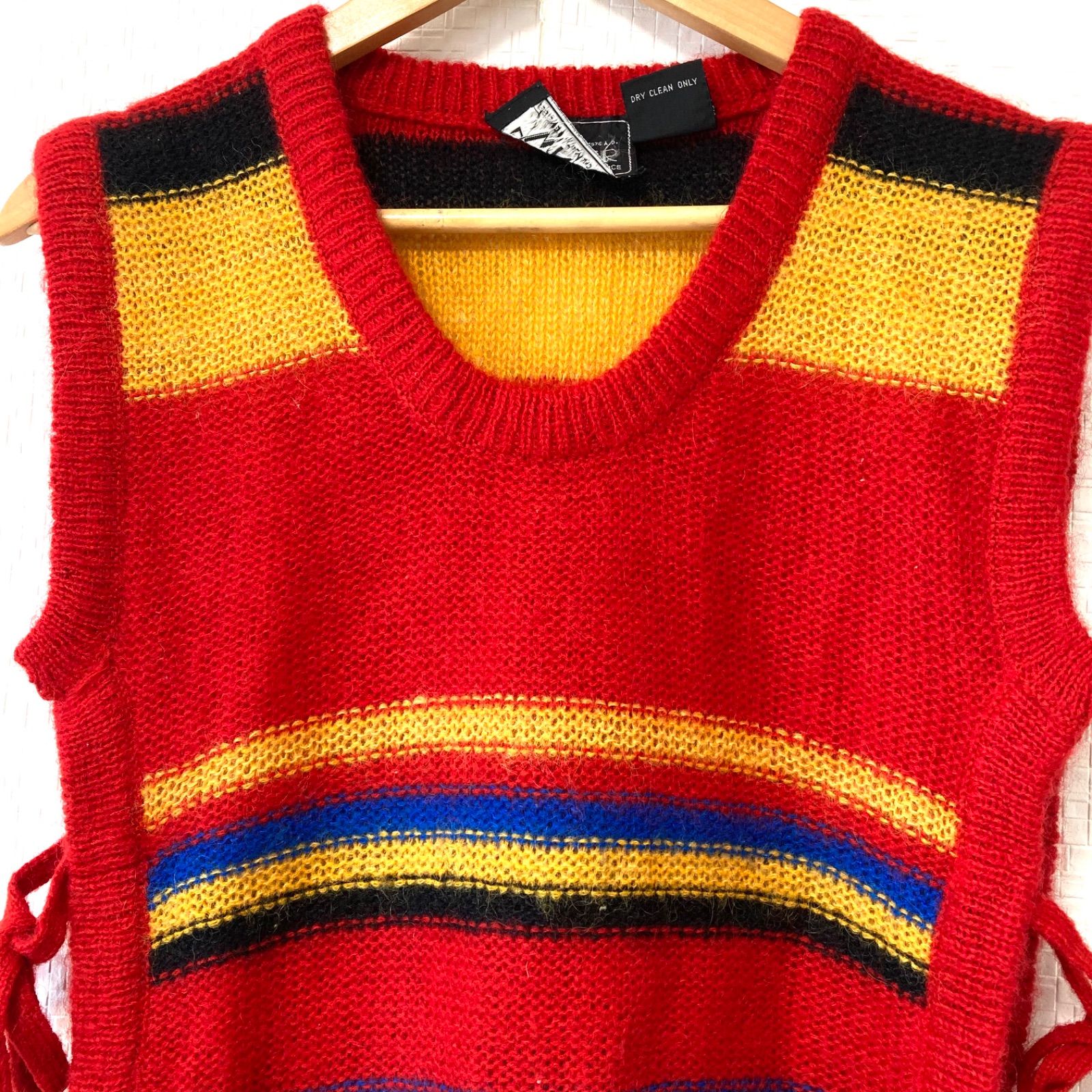 マルチカラー カラフル ベスト Mサイズ COOGI カーディガン Mサイズ カラフル COOGI カーディガン M マルチ