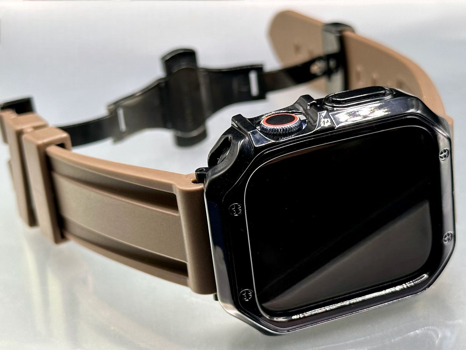 Apple Watch カスタム ラバーバンド アップルウォッチカバー ケース  