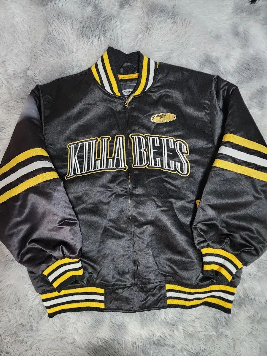 ウータンクラン ファー プリンティング ブラック 野球 アウター XL