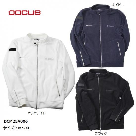 DOCUS ゴルフウェア ドゥーカス フリース ライダースジャケット おしゃれ かっこいい メンズ DCM25A006 お取り寄せ商品