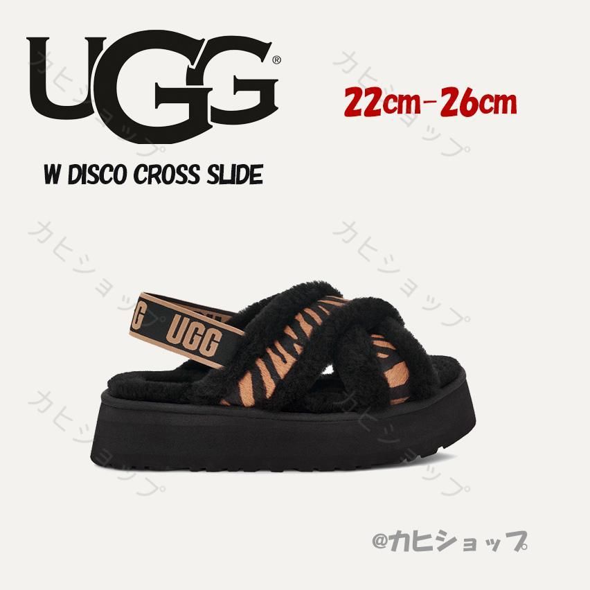 UGG / アグ : 【レディース】W DISCO CROSS SLIDE 1121550 ディスコ クロス スライド レディース サンダル 厚底  TIGER PRINT トラ柄 - メルカリ