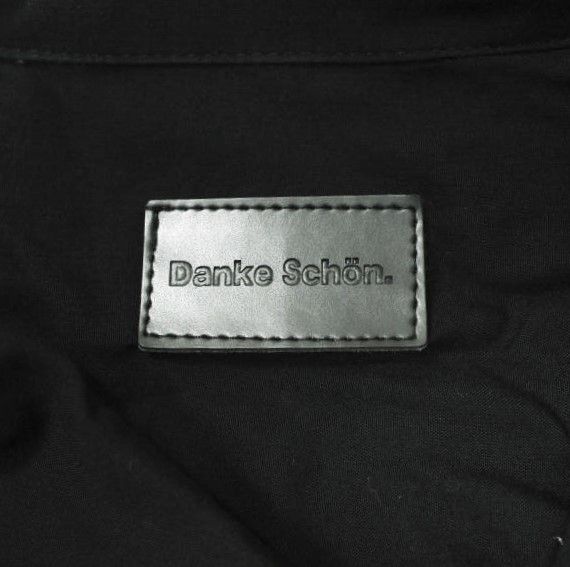 早い者勝ち定価以下【美品】Danke Schon 半袖 シャツ　完売品 Danke Schon ダンケシェーン DEAR WORLD SHIRTS ロゴ刺繍