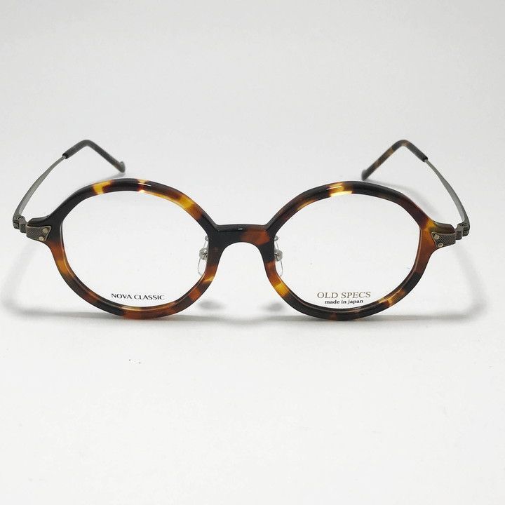NOVA CLASSIC ノヴァ クラシック HAND MADE ITEM ハンドメイド 国産 眼鏡 メガネ フレーム サングラス OS 5041-2-45 度付可 ブラウンデミ