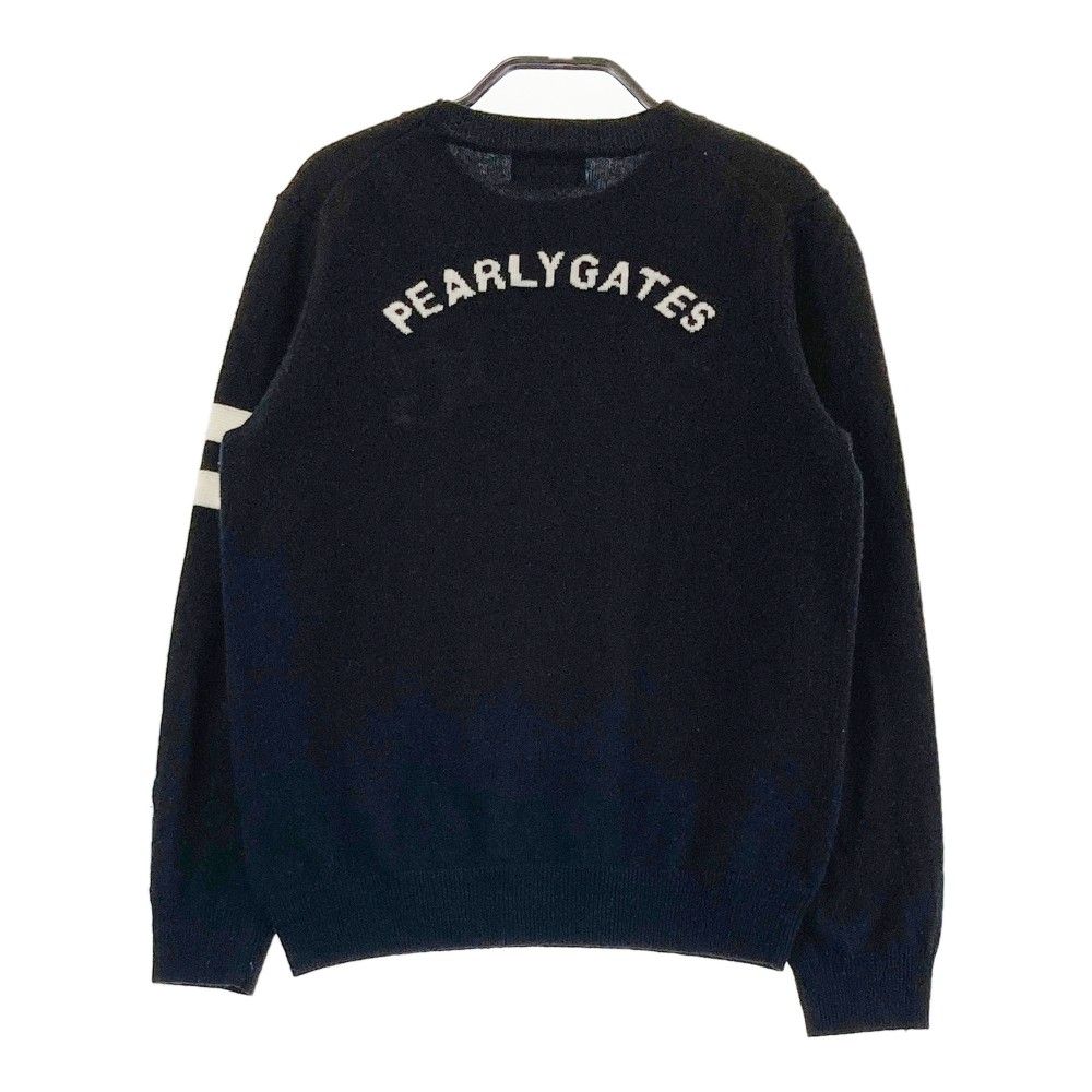 サイズ：0 PEARLY GATES パーリーゲイツ  カシミヤ混 ニットセーター  ブラック系 [240101447873] ゴルフウェア レディース ストスト サイズ：0 PEARLY GATES パーリーゲイツ カシミヤ混 ニット