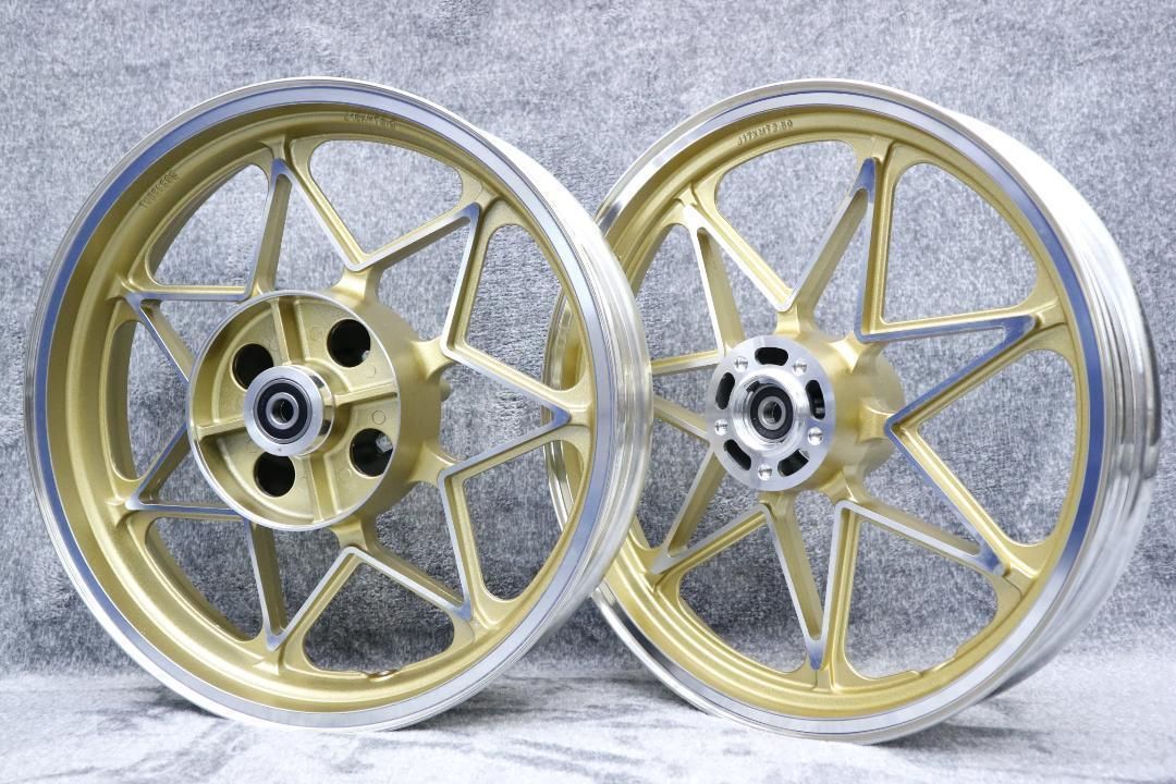 ゼファー400 専用 キャストホイール 金 / ZR400C 89-95年式