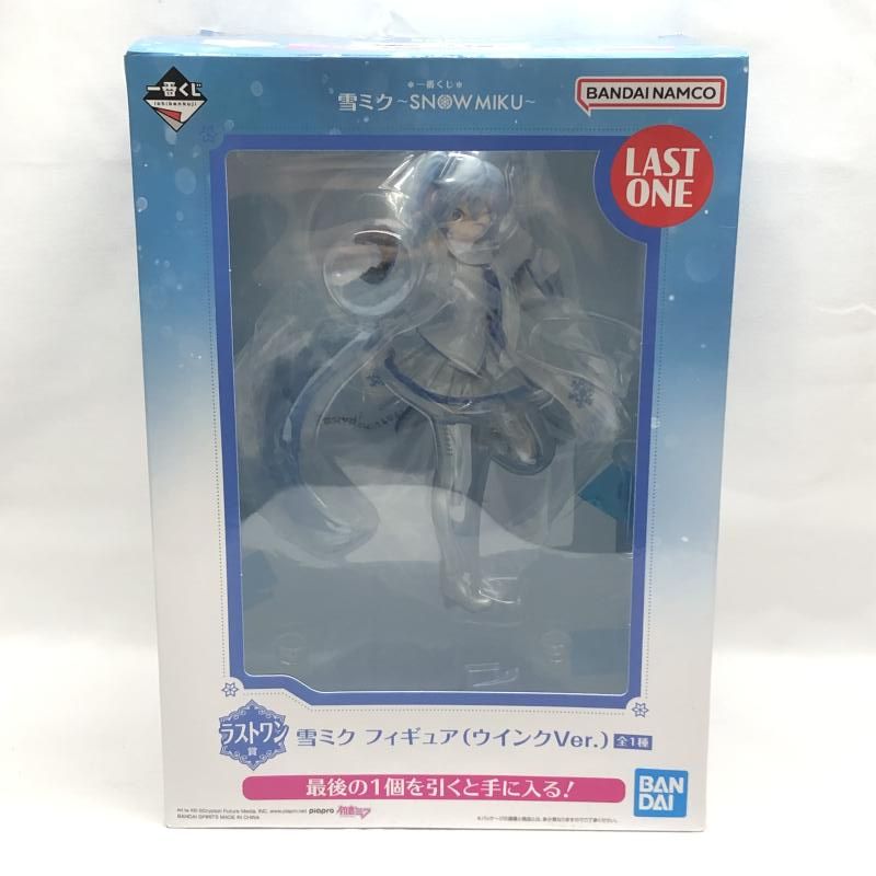 中古】未開)ラストワン賞 雪ミク フィギュア ウインクVer. ｢一番