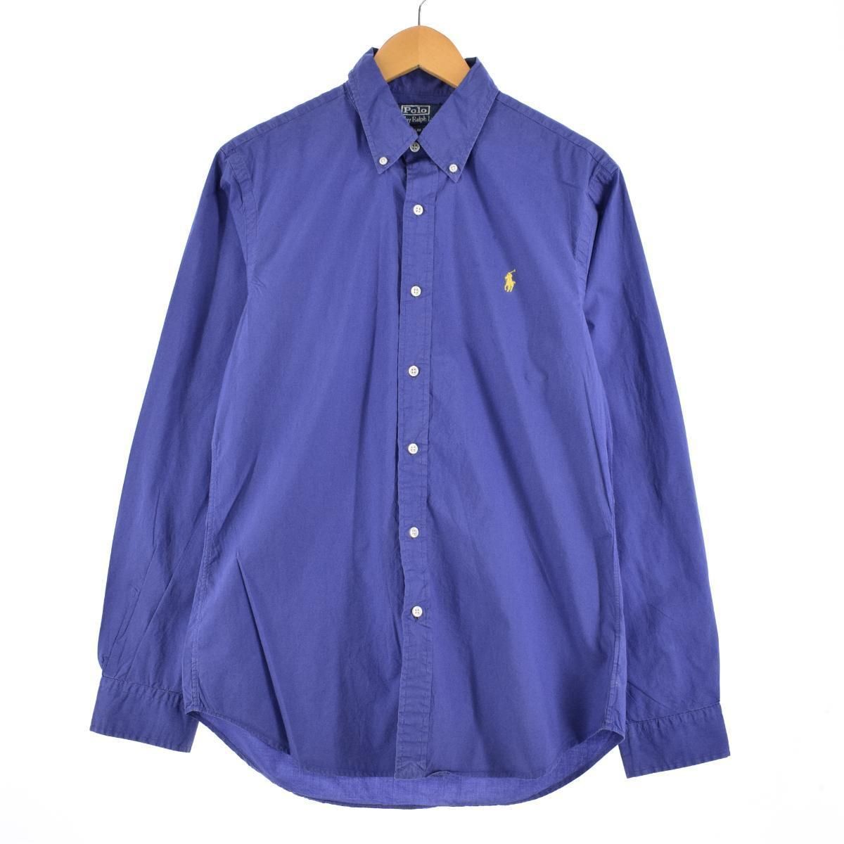 古着 ラルフローレン Ralph Lauren POLO by Ralph Lauren 長袖 ボタンダウンシャツ メンズM/eaa311547