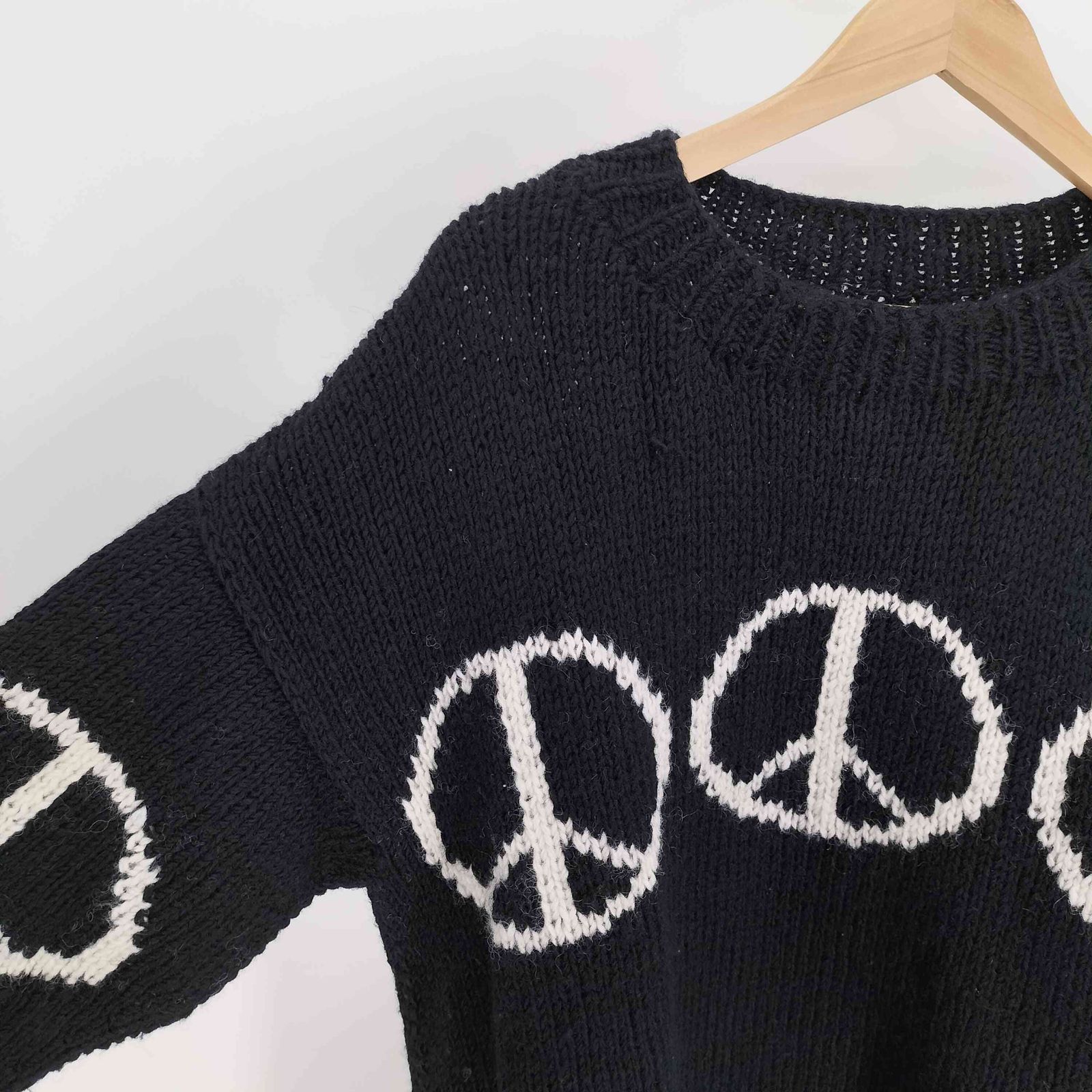 Macmahon Knitting Mills 黒　BLACK MacMahon Knitting Mills/マクマホンニッティングミルズ S/S Crew Neck