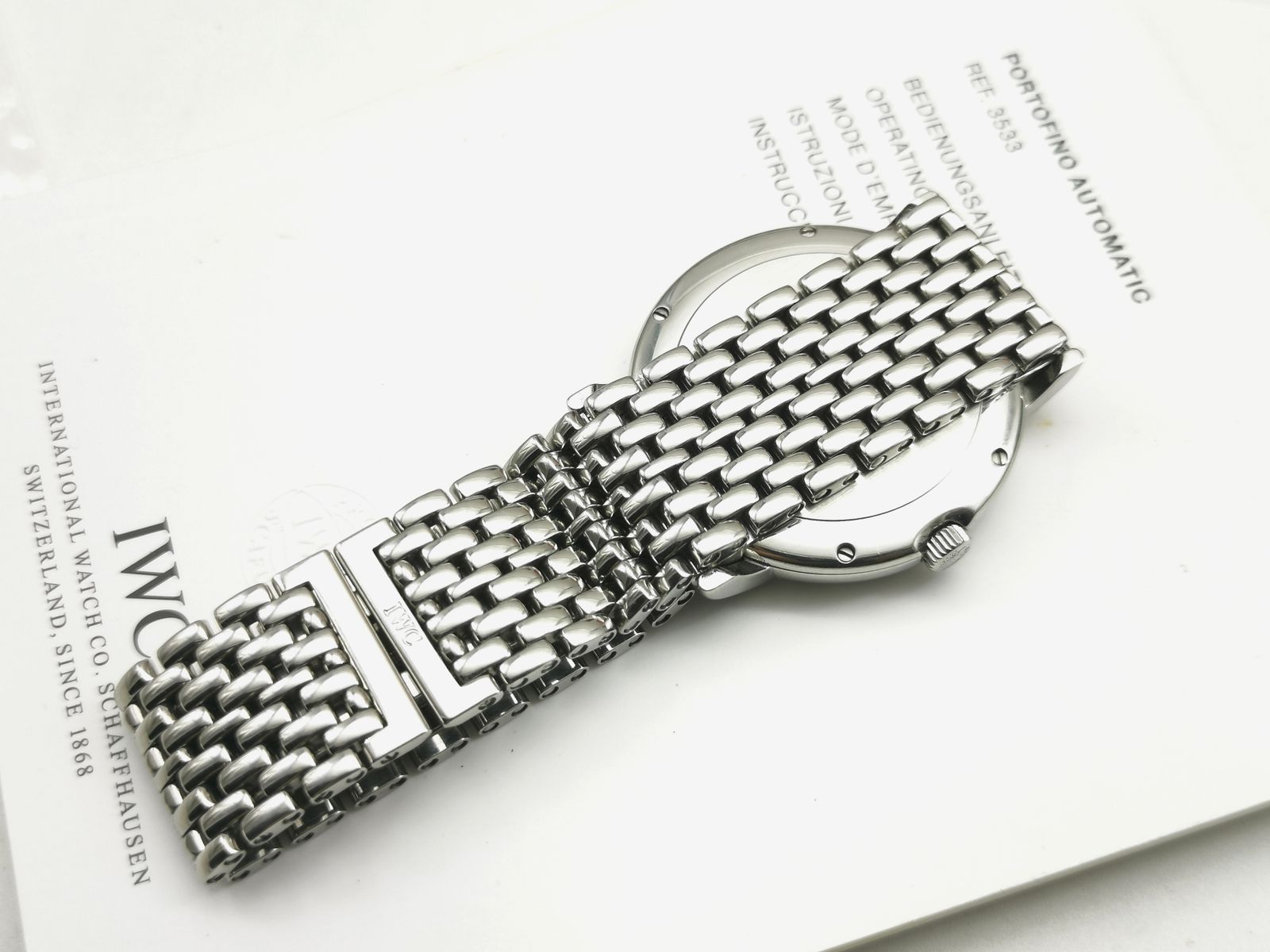 IWC SCHAFFHAUSEN「IW353303」ポートフィノ デイト ホワイト