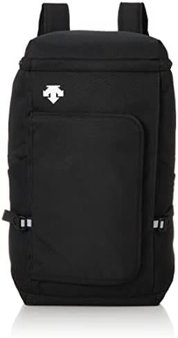 デサント リュックサック 通勤 通学 部活 ビジネス 40L PCポケット 再起反射 シンプル スポーツ BLK F