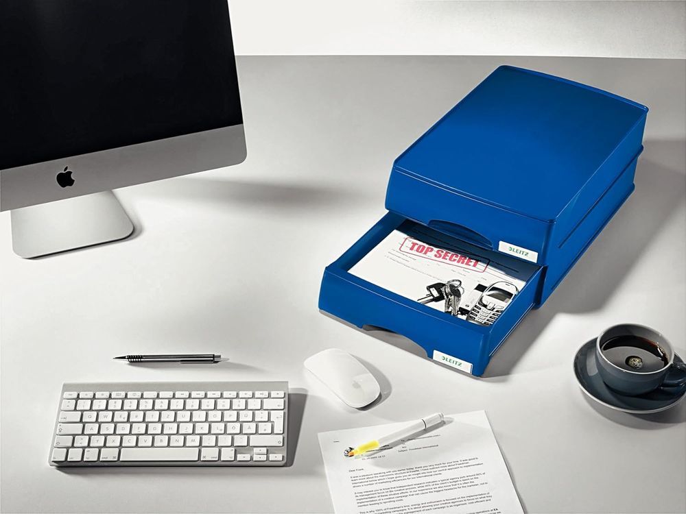  LEITZ ライツプラス レターケース A 4タテ ブラック 5210 00 95 レタートレー デスクトレー 机上アクセサリー