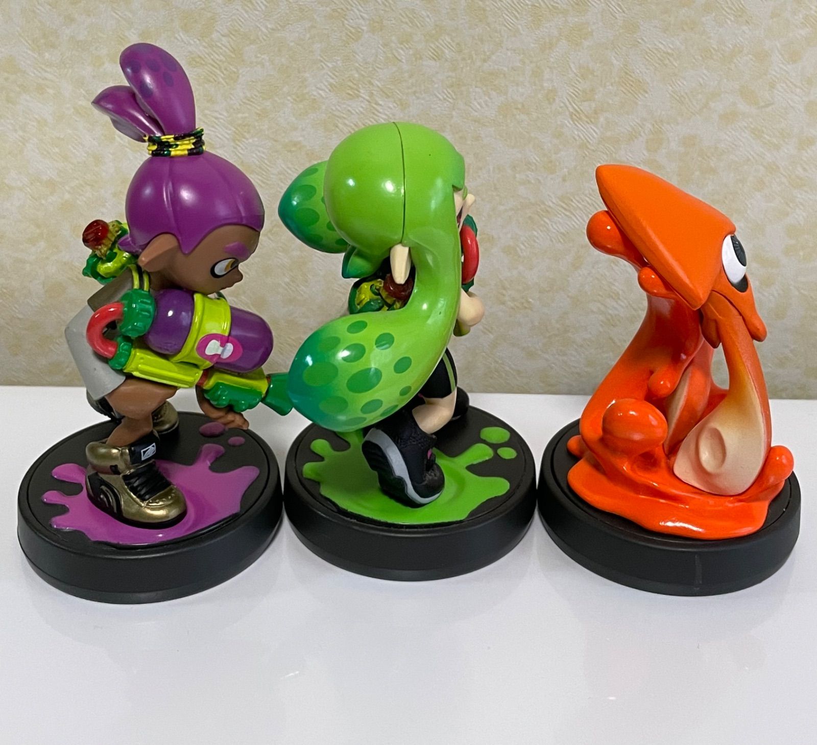 amiibo アミーボ スプラトゥーン ライムグリーンガール ボーイ イカ 