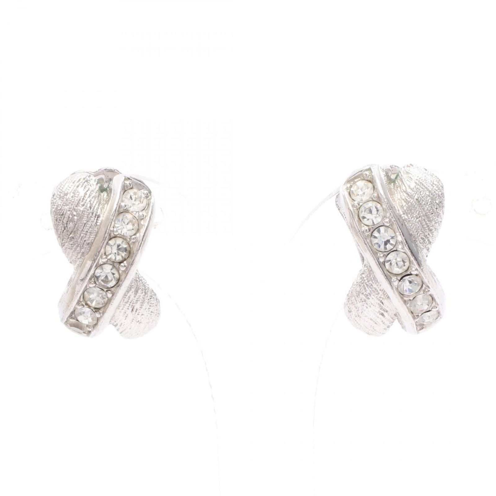 ディオール Dior イヤリング クロス ステンレススチール イヤリング レディース Used A