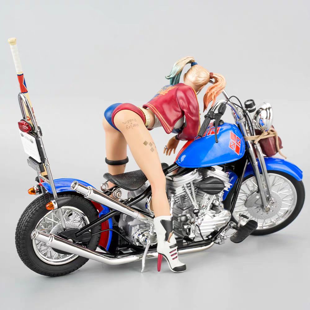 正規ライセンスモデル ハーレー・クイン バイク オートバイ 1/10