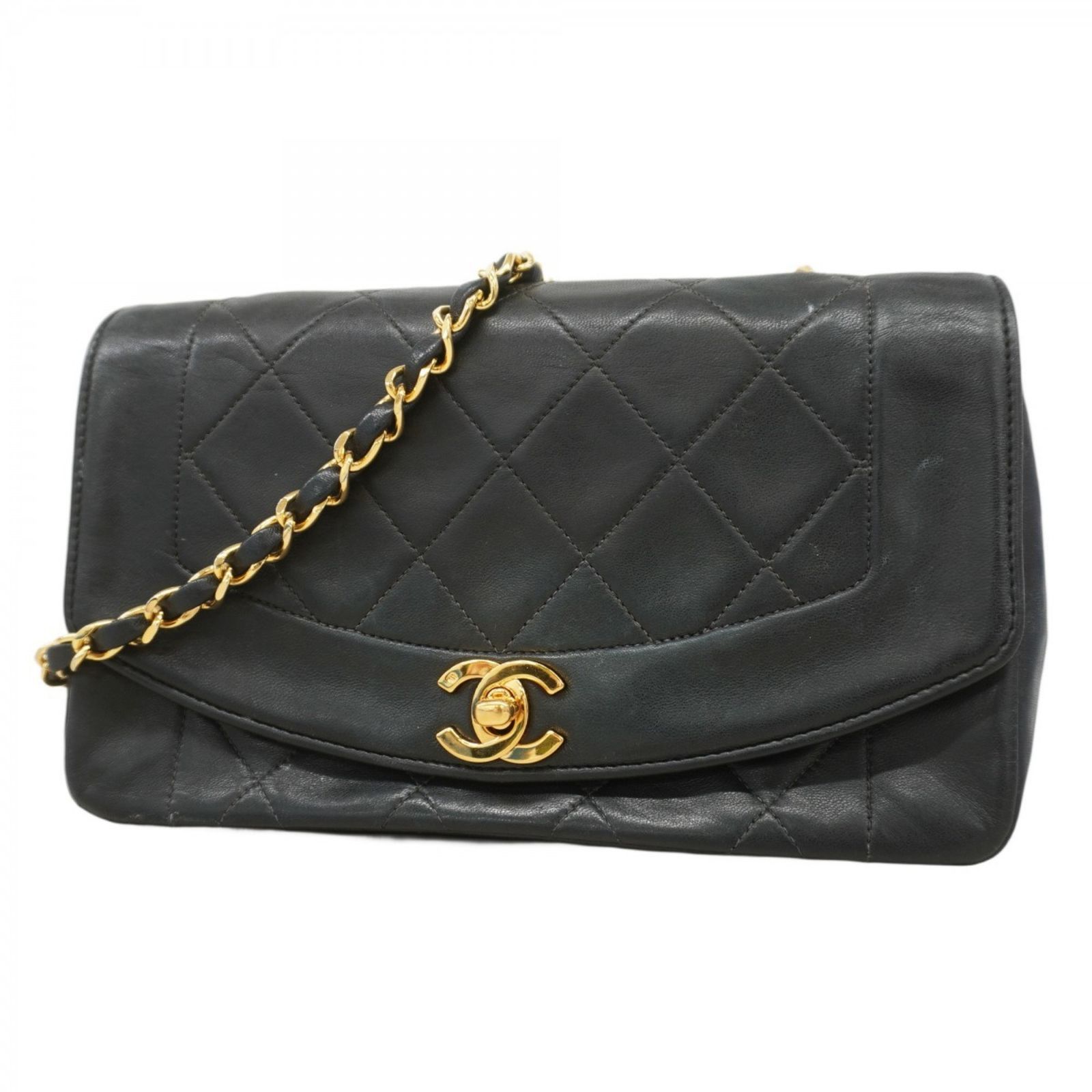 シャネル ダイアナ 23 マトラッセ ラムスキン ショルダーバッグ CHANEL シャネル マトラッセ ダイアナ23 チェーン ショルダー
