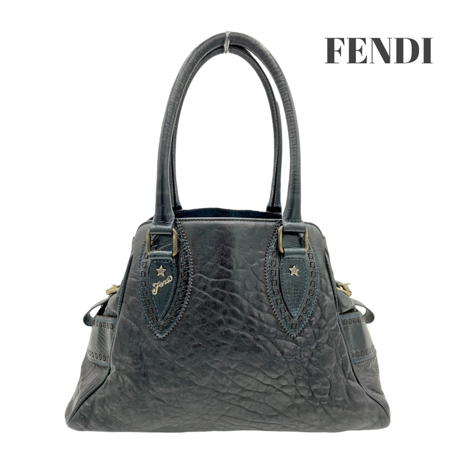 フェンディ エトニコ ハンドバッグ トートバッグ 8BN157 レザー レディース FENDI 【214-95631】