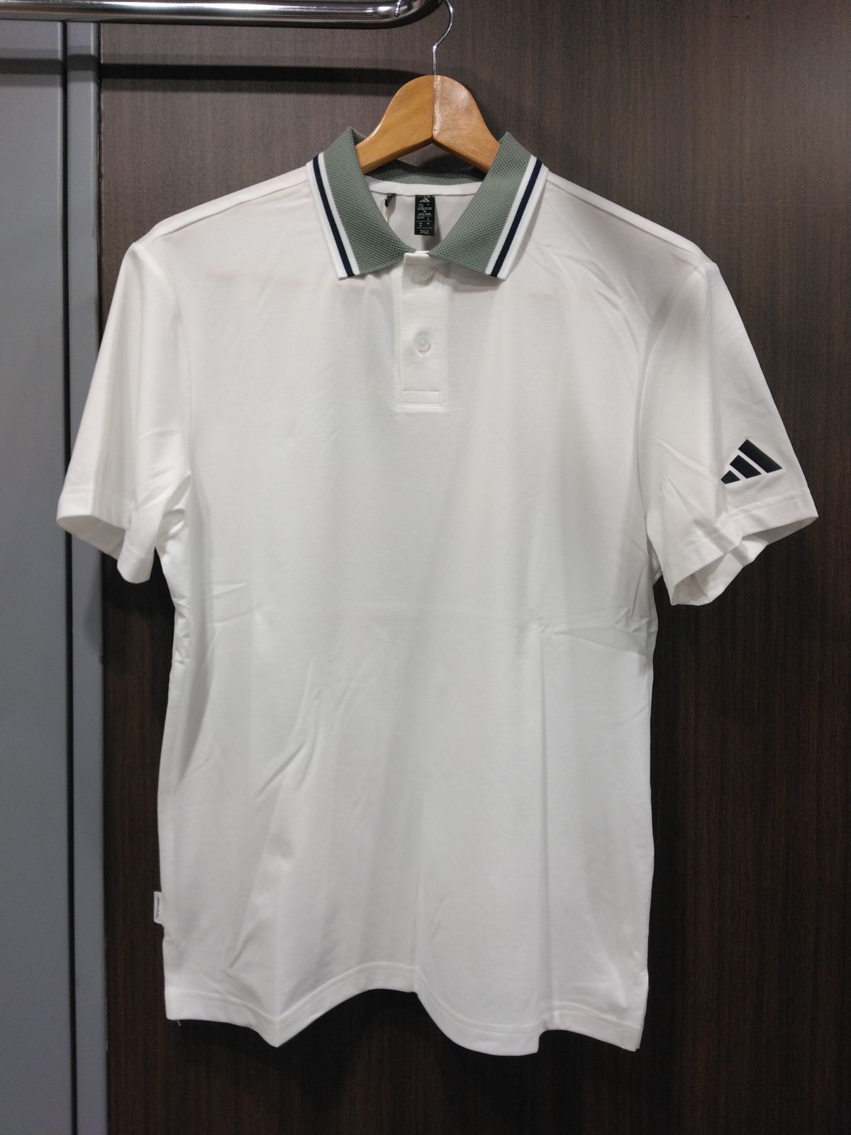 [Brand New and Unused] adidas Beyond the Course Twist Knit Two Button Short Sleeve Polo KPW87 Men's Golf Wear Golf 2025 Spring/Summer Model (Shinbashi Store)