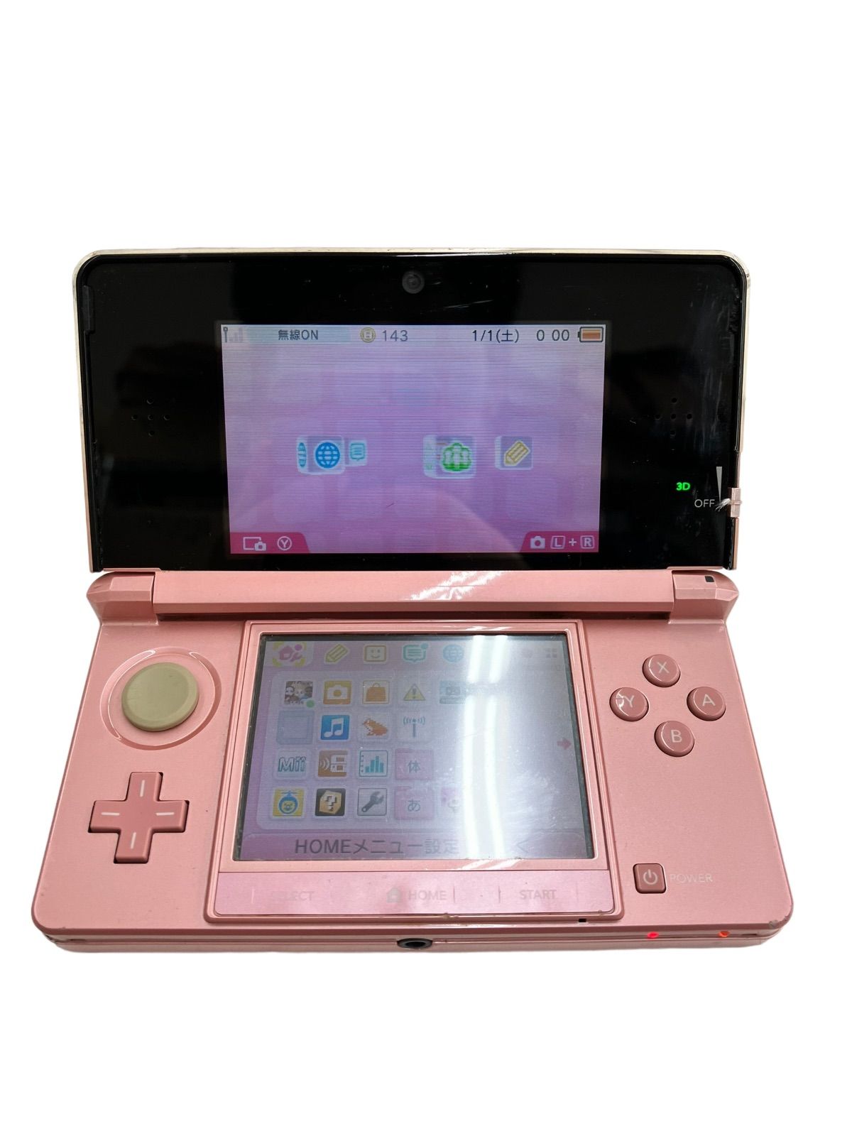 nintendo 3DS ミスティピンク 動作確認済み - メルカリ