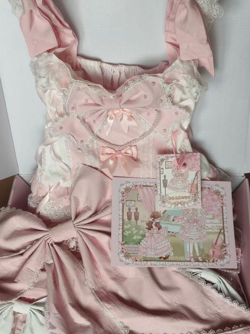 桜恋 doll クラシックロリータドレス JSK リボンロリィタ 甘ロリ
