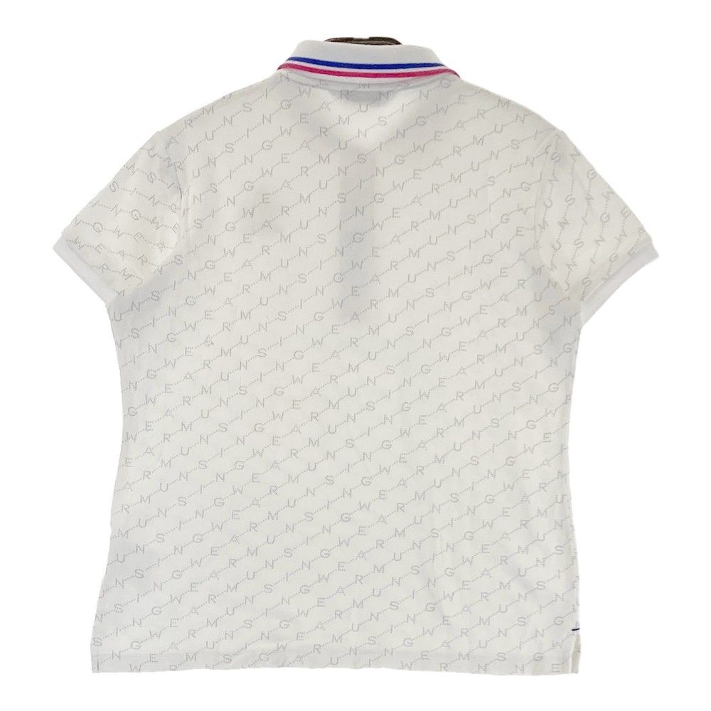 サイズ:L MUNSING WEAR マンシングウェア 半袖ポロシャツ 総柄 サイズ:L MUNSING WEAR マンシングウェア 半袖ポロシャツ 総柄