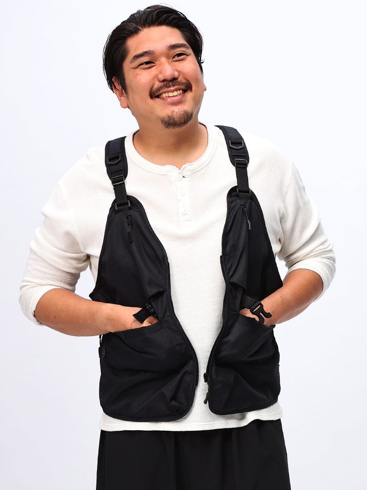 TULTEX タルテックス キャンプベスト 大きいサイズ メンズ 多機能 多収納 ポケット トップス レジャー アウトドア ブラック 3L 4L 5L ブラック