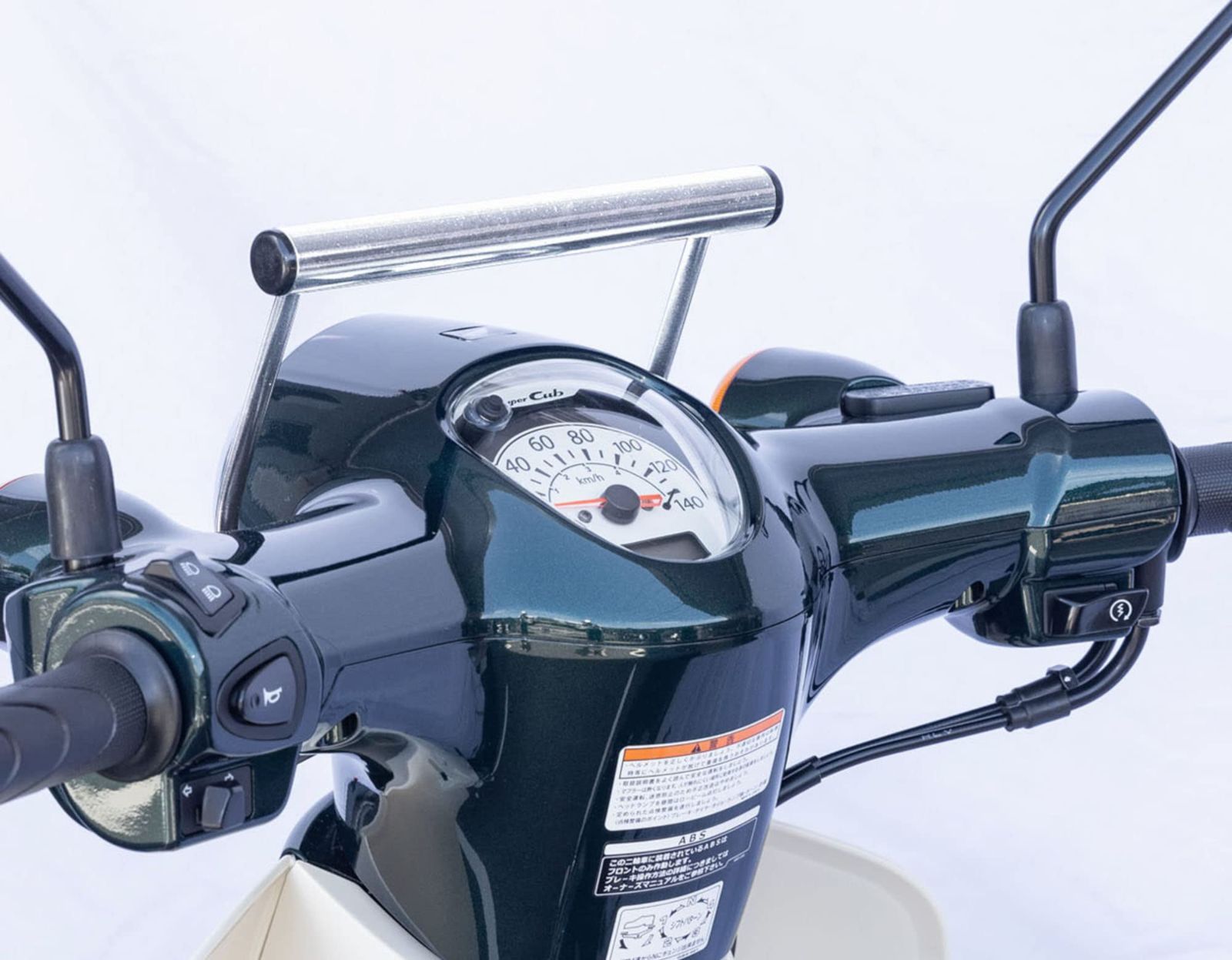 φ22.2mm ハンドルマウント 最大積載量2.0kg スチール製メッキ マウントバーステー スーパーカブ110 22- 8BJ-JA59 キジマ Kijima 204-0712 BRIGHTFACE_UK