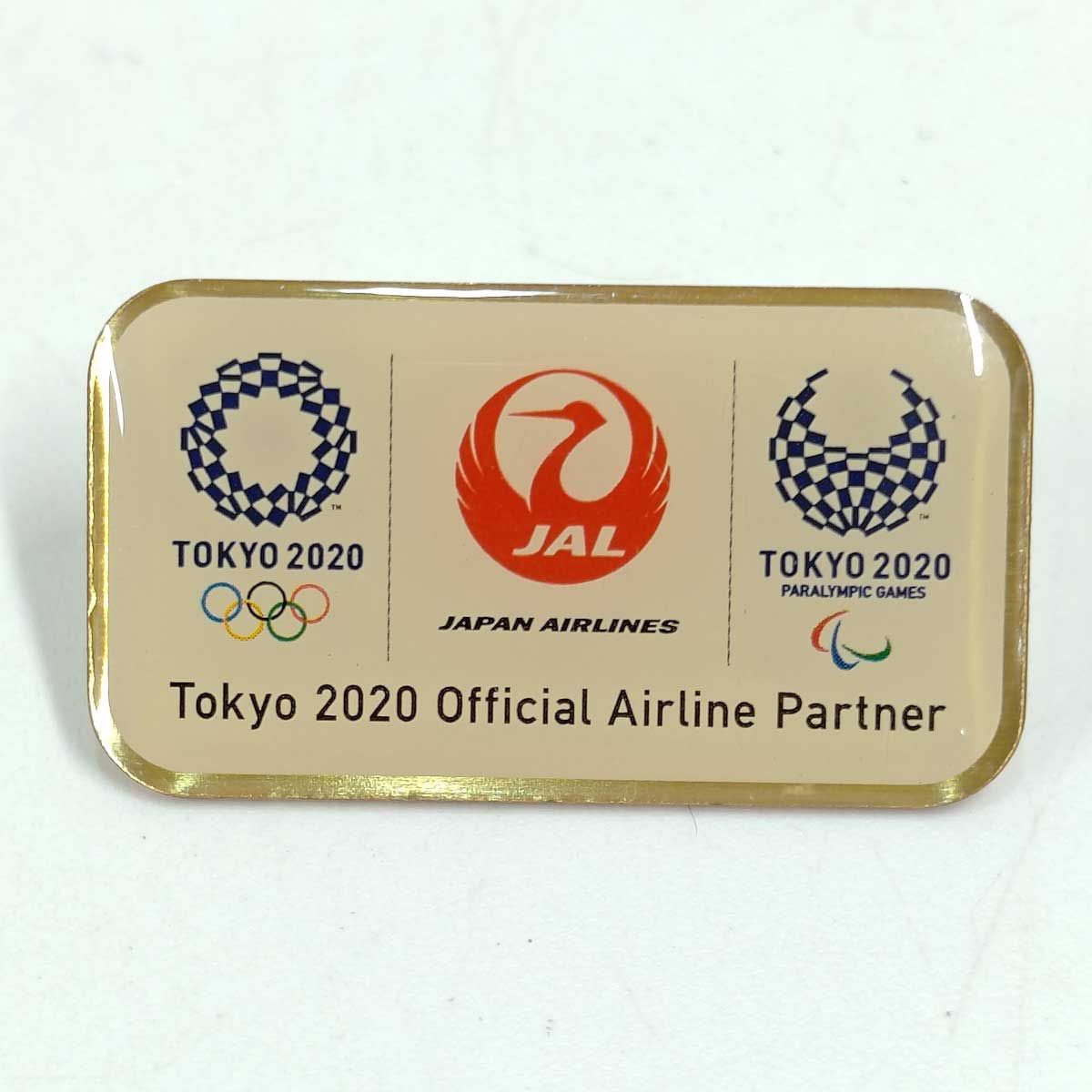 2020 東京オリンピック パラリンピック JAL 日本航空 ピンバッジ
