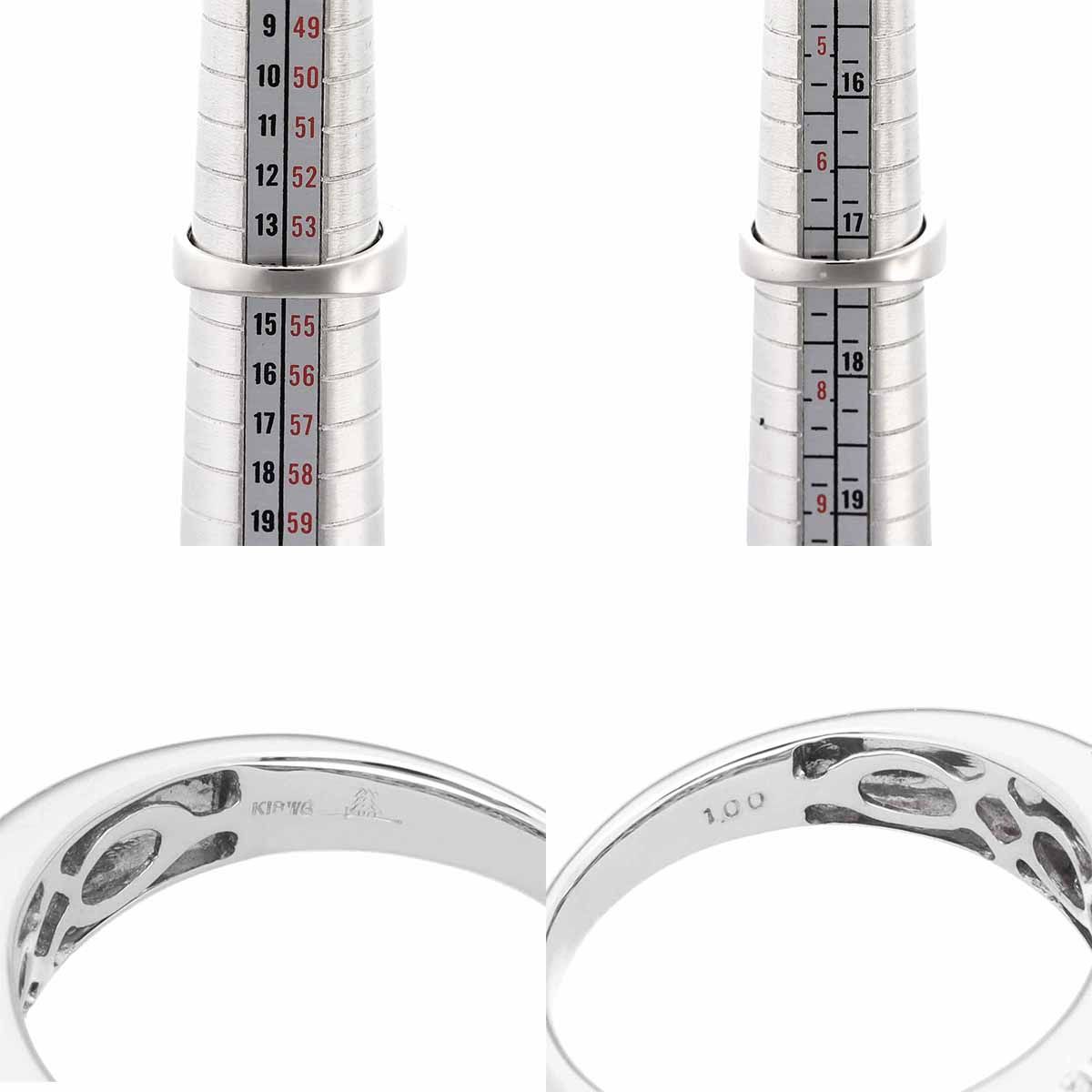 ダイヤモンド(1.00ct)リング 750 K18 WG ホワイトゴールド 日本サイズ  