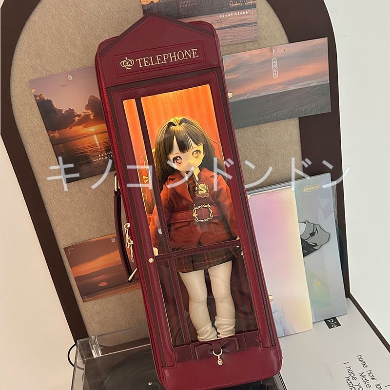 電話ボックス 1/4ドールバック 1/4 ドール用バッグ 4WAY リュック 