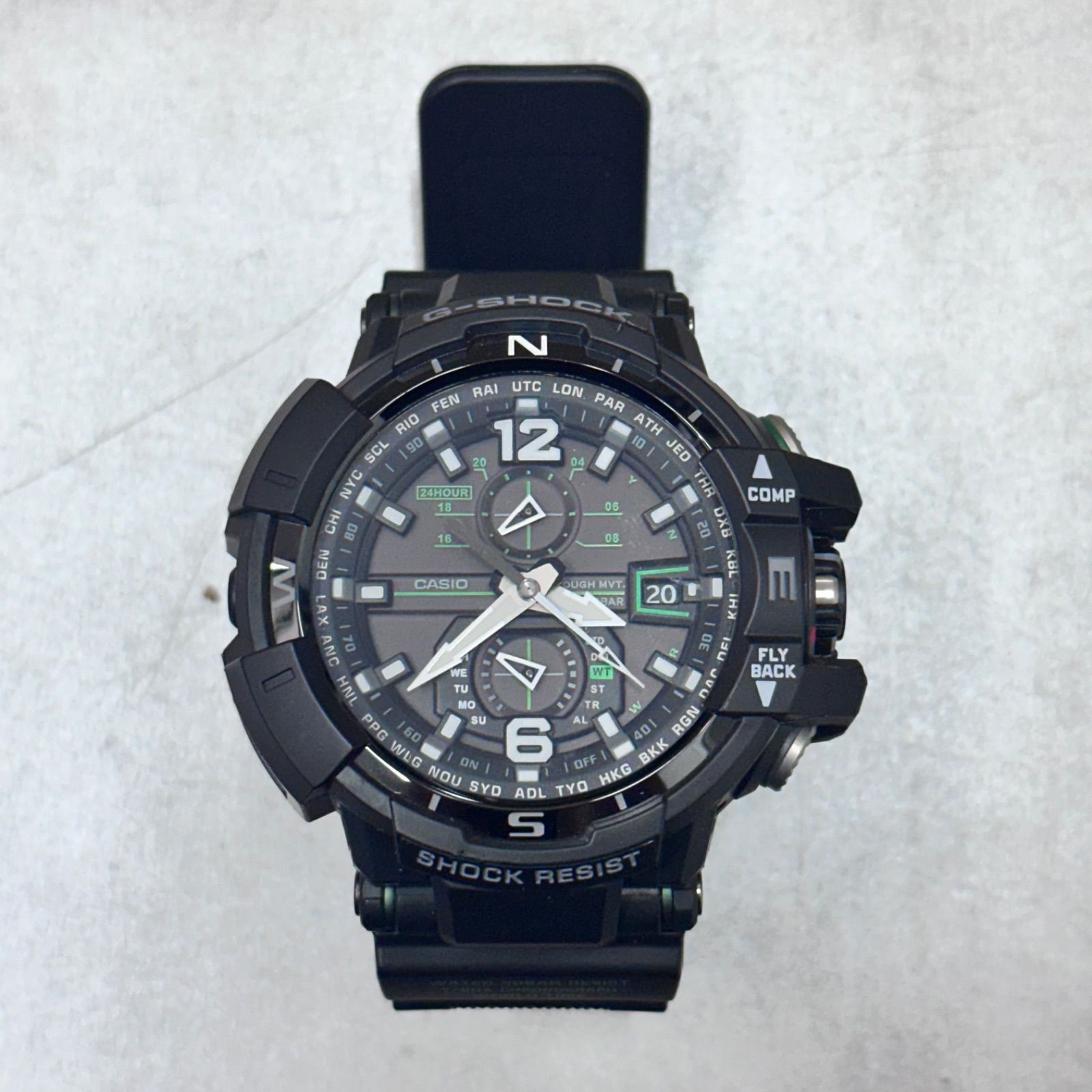 参考上代84700円 CASIO G-SHOCK MASTER OF G - AIR GRAVITYMASTER グラビティマスター マスターオブG 腕時計 GW-A1100-1A3JF カシオ ジーショック 90932A1