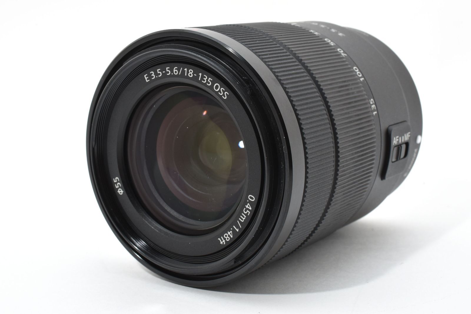上 ソニー SONY E 18 135 mm F 3 5 6 OSS レンズフード付き