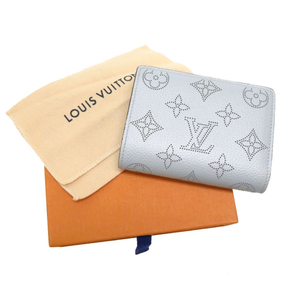 新品同様 ルイ ヴィトン ポルトフォイユ ブラザ オーストリッチ グレー  