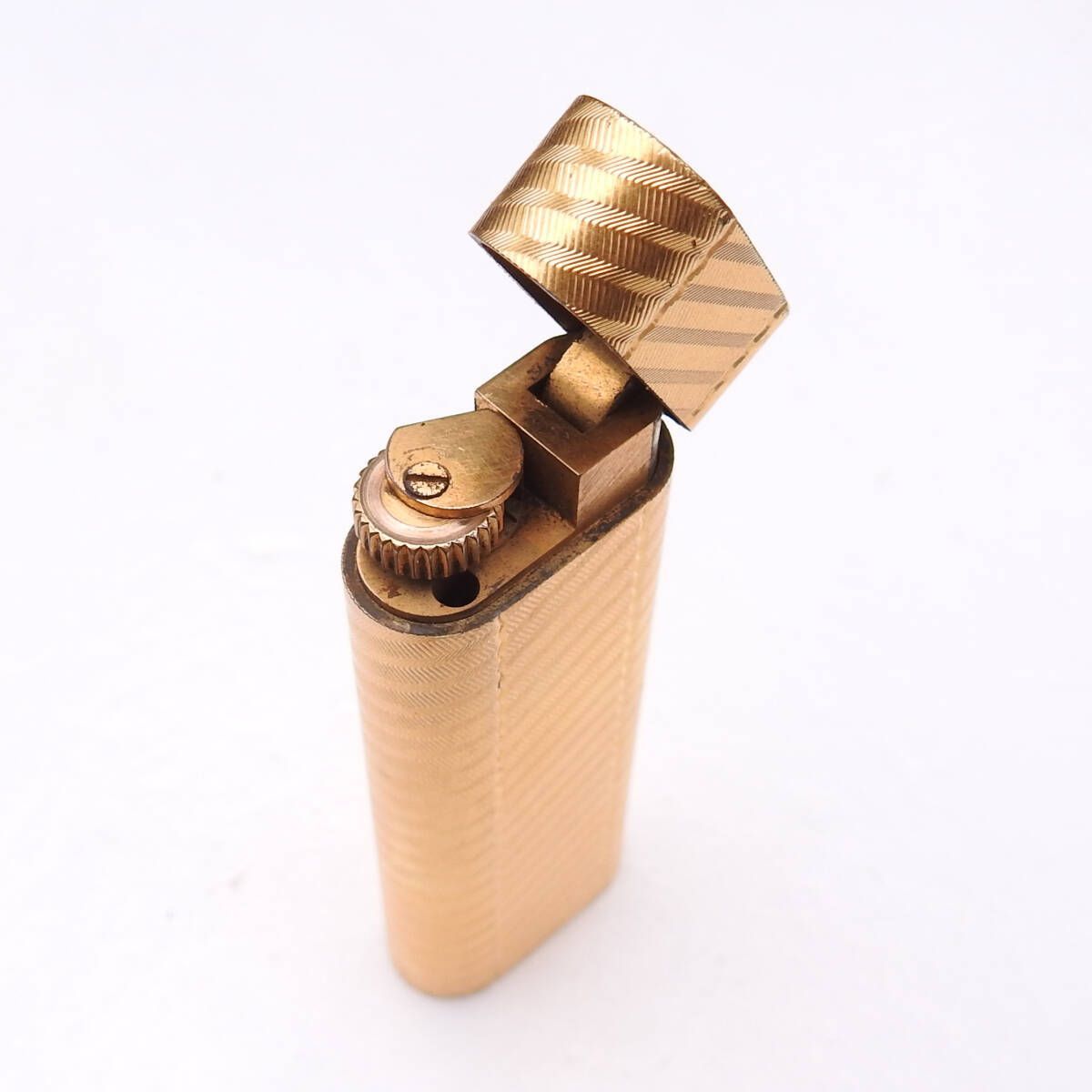着火未 Cartier カルティエ ガスライター ゴールド ストライプ ヴィンテージ ️ WWW_KANDAIZUMI_COM