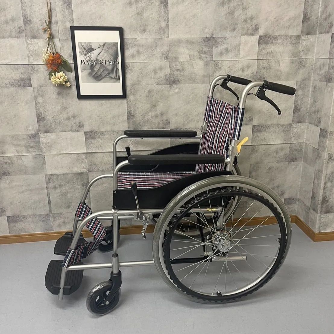 NEO-1 NISSIN 日進医療機器 自走式 車椅子 中古 介護用品 ノーパンク  