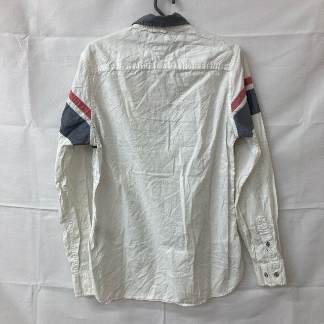 Z147 トミーヒルフィガー 古着 XS コットン 胸ポケット ロゴ刺繍