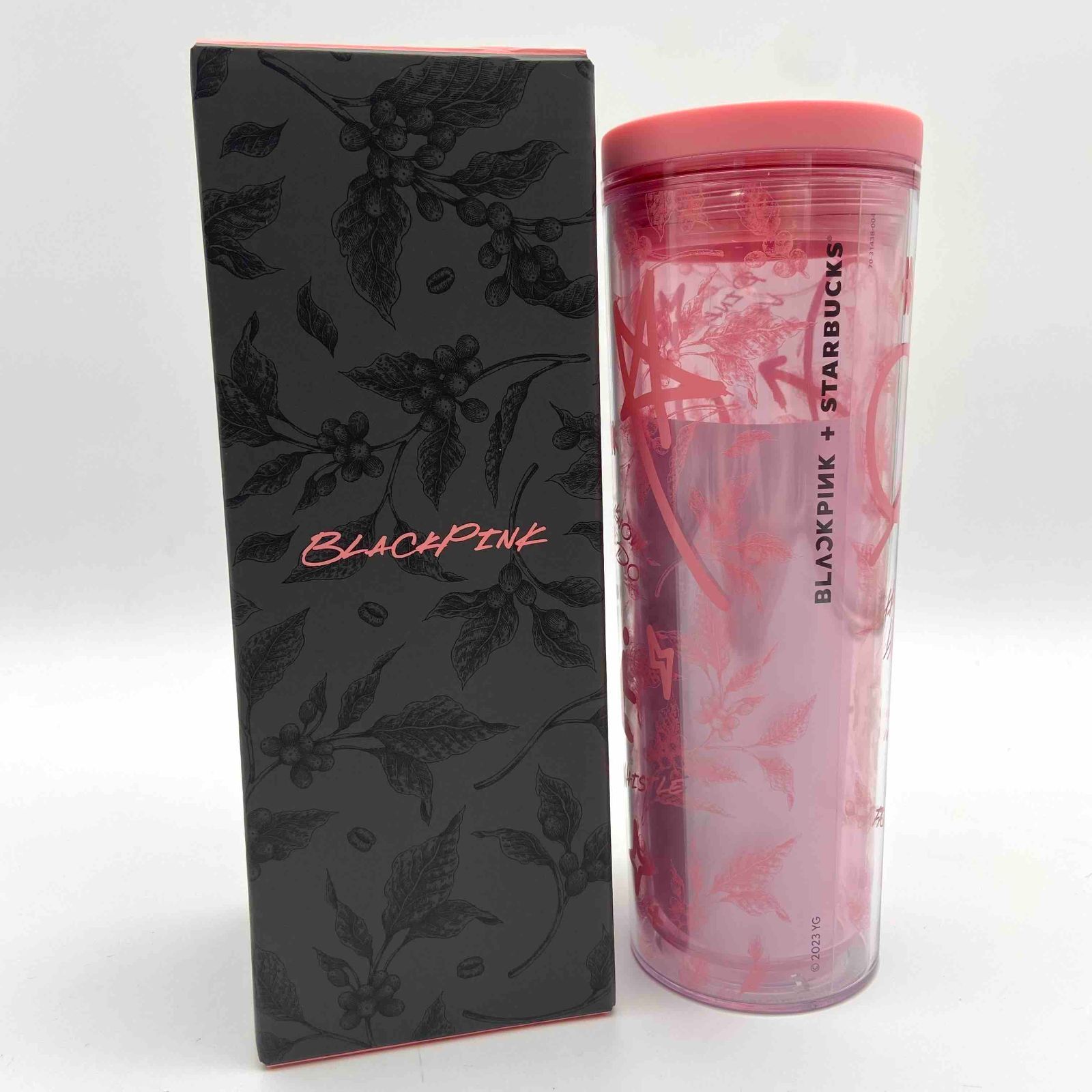 Starbucks - BLACKPINK Starbucks コラボ　タンブラー　黒 24OZ 箱付 BLACKPINK Starbucks コラボ タンブラー 黒 24OZ 箱付 - メルカリ