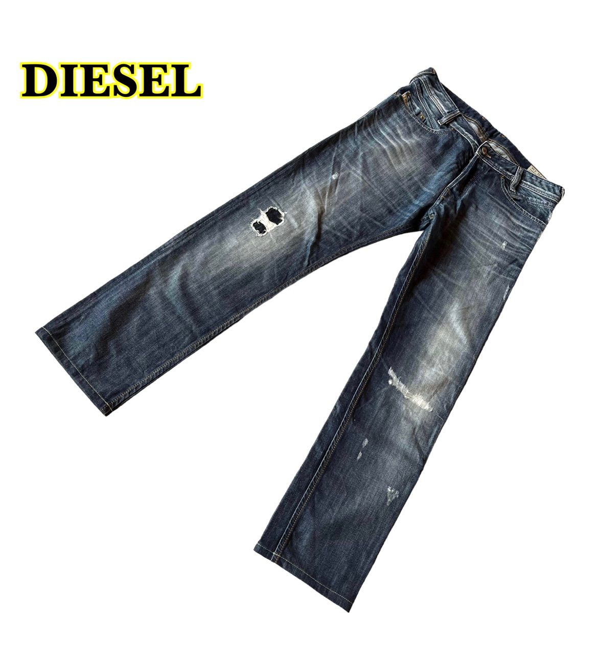 DIESEL ディーゼル デニムパンツ ジーンズ ボタンフライ ブルー