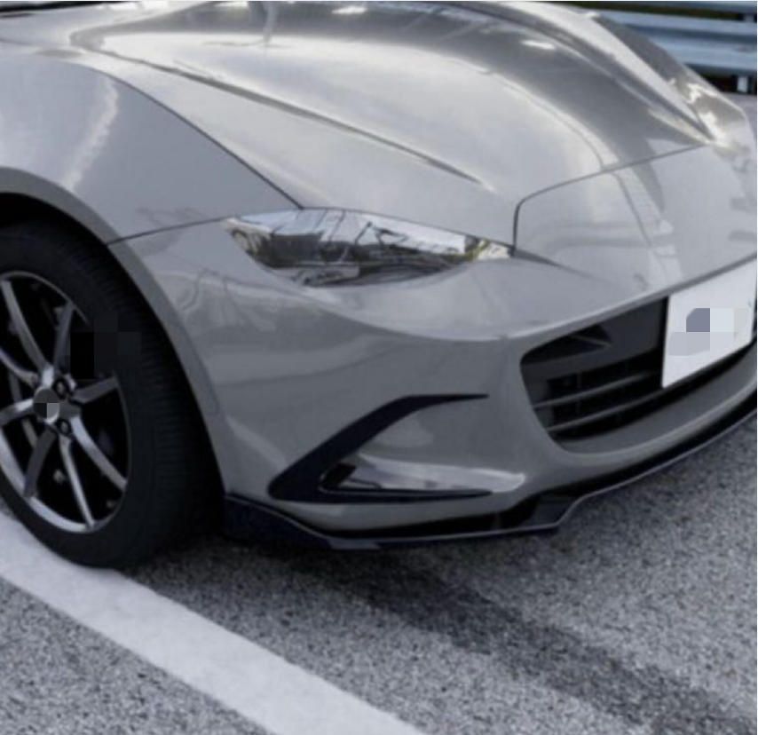 フロントバンパーサイドスポイラー ダクト マツダ ND ロードスター ダクト カバー エアロ 社外