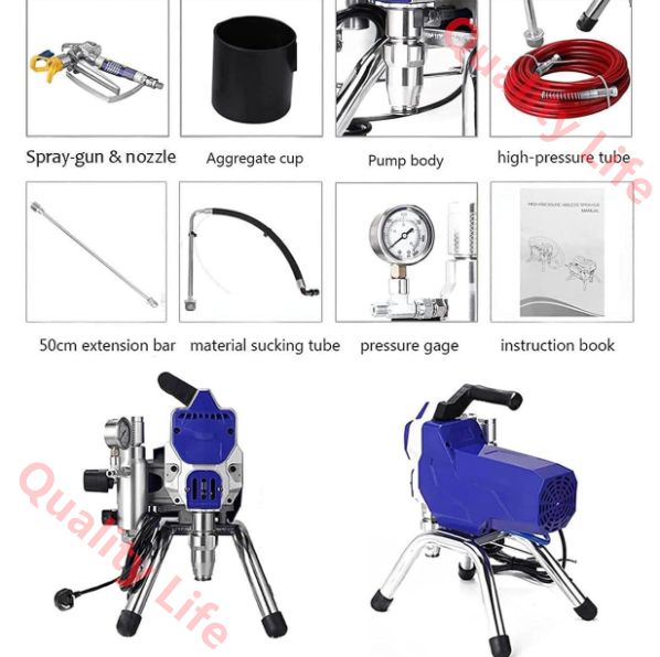 木材と金属用エアレス壁用ペイントスプレーガン